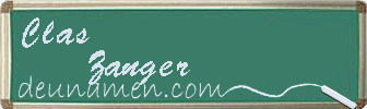 Clas Zanger Visitenkarte